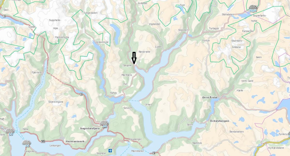 地图上挪威kommune