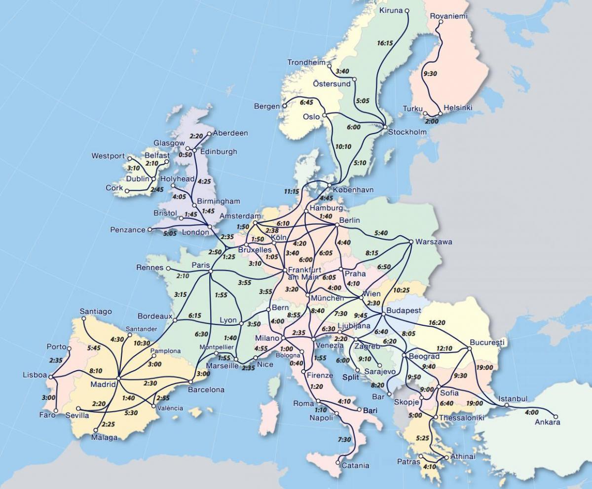 地图的欧洲挪威