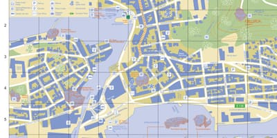 戈挪威城市地图